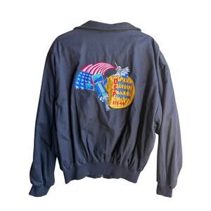 STS-44 NASA Mission Jacket XXXL Black Space Shuttle Defense Support Program